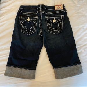 True Religion Sophie Big T Bermuda Short Sz 30